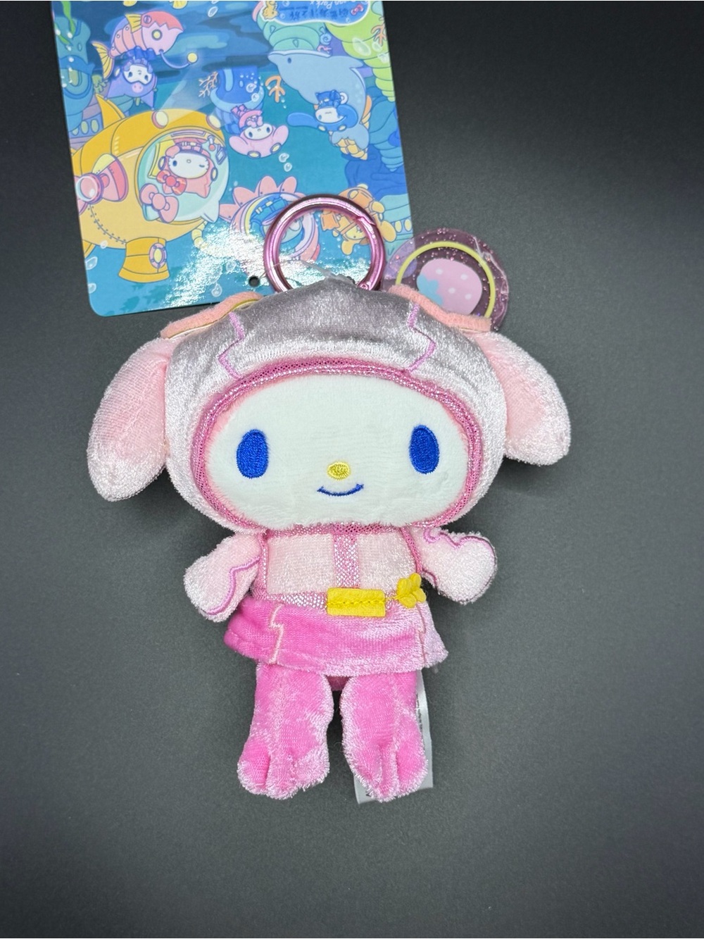 Sanrio HongKong Ocean Park exclusive My Melody Diver costume plush/keychain mm76